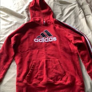 Beautiful Red adidas sweatshirt